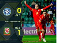ไฮไลท์ฟุตบอลเทพทีเด็ด บอลโลก โซนยุโรป เอสโตเนีย 0-1 เวลส์