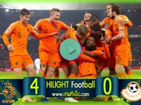 ไฮไลท์ ฟุตบอล ยูโร เนเธอร์แลนด์ 4-0 เบลารุส