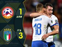 ไฮไลท์ฟุตบอล ยูโร 2020 รอบคัดเลือก อาร์เมเนีย 1-3 อิตาลี่