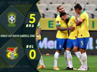 ไฮไลท์ฟุตบอล ฟุตบอลโลก โซนอเมริกาใต้ บราซิล 5-0 โบลิเวีย