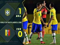 ไฮไลท์ฟุตบอลเทพทีเด็ด บอลโลก โซนอเมริกาใต้ บราซิล 1-0 เวเนซุเอล่า
