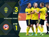 ไฮไลท์ฟุตบอลเทพทีเด็ด กระชับมิตรทีมชาติ สวีเดน 3-1 อาร์เมเนีย