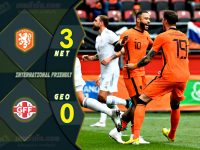 ไฮไลท์ฟุตบอลเทพทีเด็ด กระชับมิตรทีมชาติ เนเธอร์แลนด์ 3-0 จอร์เจีย