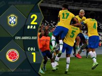 ไฮไลท์ฟุตบอลเทพทีเด็ด โคปา อเมริกา บราซิล 2-1 โคลัมเบีย