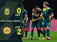 ไฮไลท์ฟุตบอลเทพทีเด็ด โอลิมปิกชาย อาร์เจนติน่า (U23) 0-2 ออสเตรเลีย (U23)