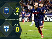 ไฮไลท์ฟุตบอลเทพทีเด็ด บอลโลก โซนยุโรป ฝรั่งเศส 2-0 ฟินแลนด์