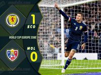 ไฮไลท์ฟุตบอลเทพทีเด็ด บอลโลก โซนยุโรป สกอตแลนด์ 1-0 มอลโดว่า