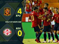 ไฮไลท์ฟุตบอลเทพทีเด็ด บอลโลก โซนยุโรป สเปน 4-0 จอร์เจีย