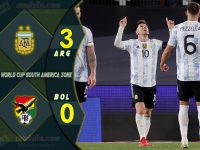 ไฮไลท์ฟุตบอลเทพทีเด็ด บอลโลก โซนอเมริกาใต้ อาร์เจนติน่า 3-0 โบลิเวีย