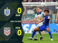 ไฮไลท์ฟุตบอลเทพทีเด็ดเมื่อคืน บอลโลก 2022 อังกฤษ 0-0 สหรัฐอเมริกา