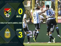 ไฮไลท์ฟุตบอลเทพทีเด็ด บอลโลก โซนอเมริกาใต้ โบลิเวีย 0-3 อาร์เจนติน่า
